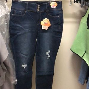 YMI high-rise skinny jeans (size 16)